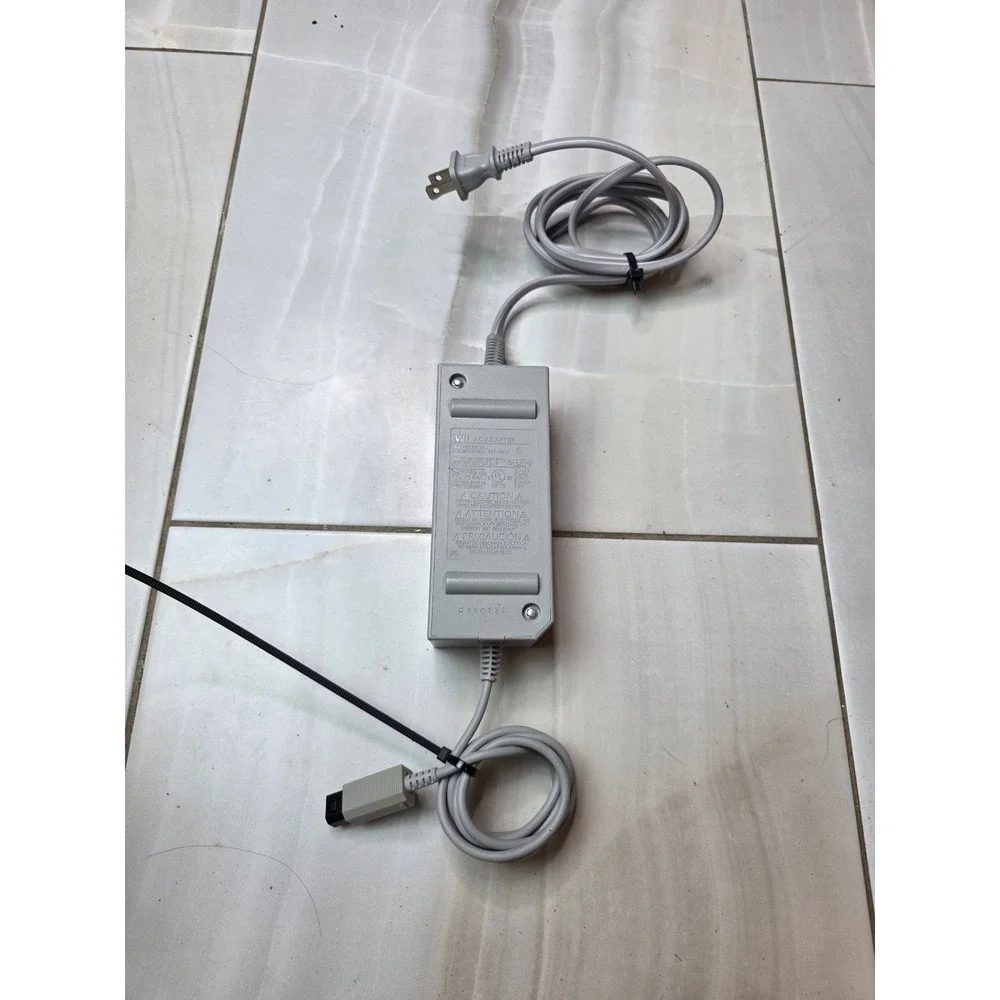 Nintendo Wii AC Adapter RVL-002 USA OEM Power Supply Cord Grey 12V 3.7A A4‎